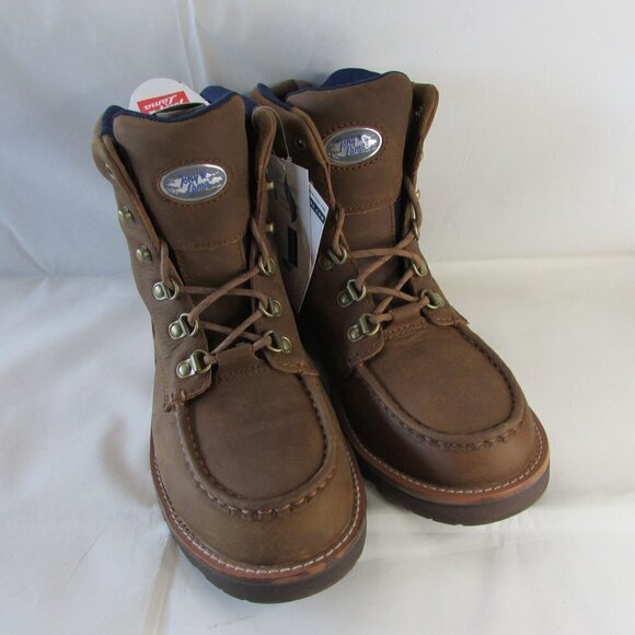 Tony Lama Men's 6" Lace Up Conductor Composite Moc Toe Work Boots - Brown - Picture 3 of 6